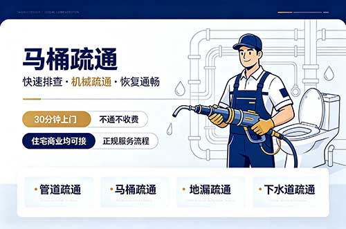 兰州马桶疏通